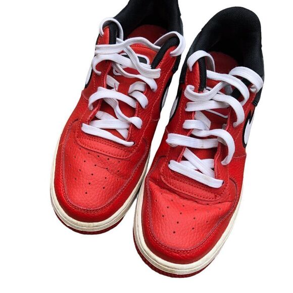 RARE 2018 Nike Air Force 1 Low Mystic Red Black Size 7.5 - Picture 7 of 16